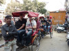 mit der Rikscha in Alt-Delhi